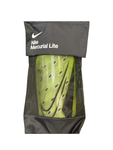 Mercurial Lite shineguards in lime green
