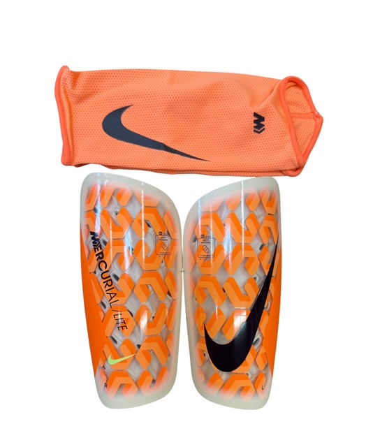 Mercurial Lite shineguards in orange
