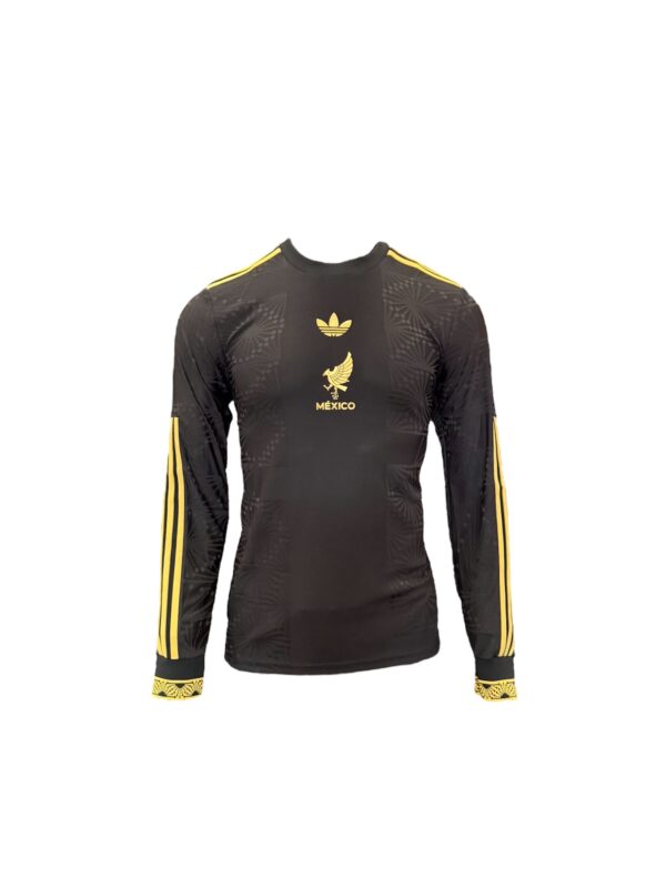 Mexico 26' Gold Long Sleeve Jersey